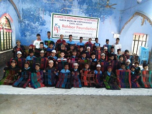Blankets to Orphan Boys at Gaya Muslim Orphanage, Gaya - Bihar