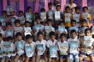 Free Notebooks Distribution at Bhadrak, Odisha