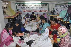 Embroidery Training Activities at VTC Kolkata, West Bengal