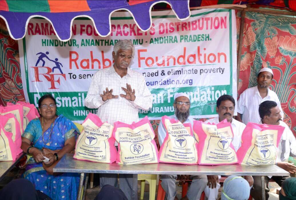 Ramadan Food Packets Distribution At Hindupur, Andhra Pradesh