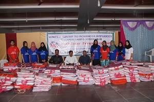Winter relief distributed to Rohingya Refugees at Hyderabad TS