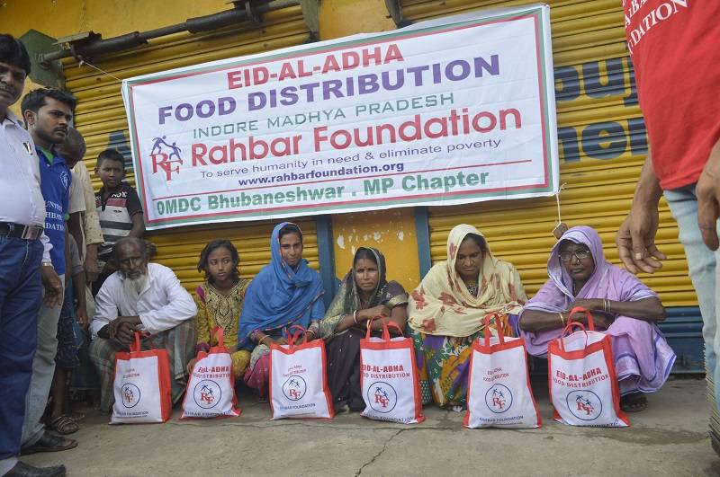 2018 - Eid Al Adha-Qurbani Distribution at Indore, Madhya Pradesh