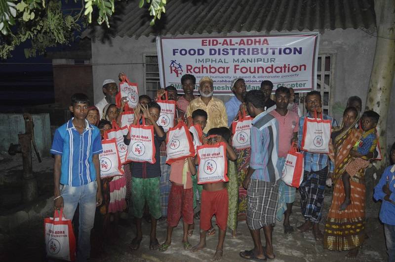 2018 - Eid Al Adha-Qurbani Distribution at Imphal, Manipur