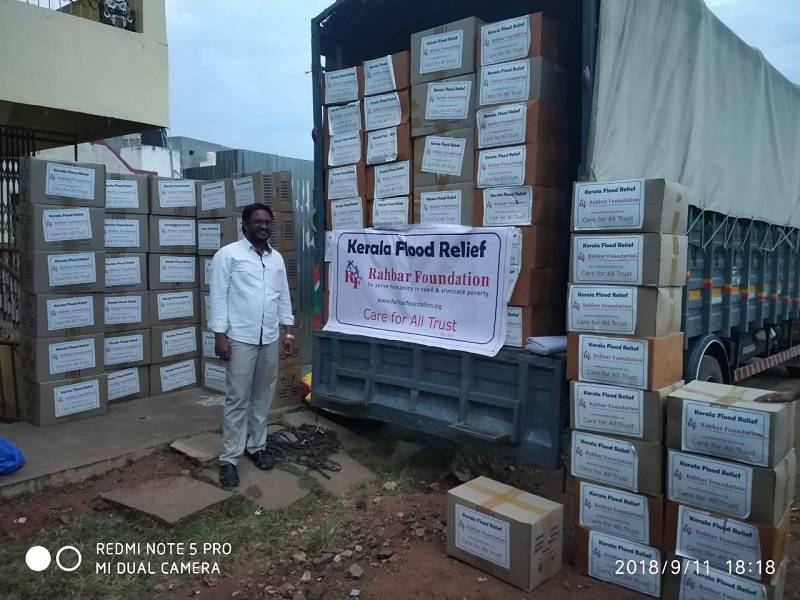 2018 - Kerala Flood Relief - Kitchenware Kits Distribution to victims