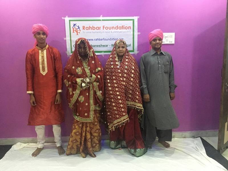 2018 - Orphan Girls Arbah and Tarbah Marriage at Cuttack in Odisha
