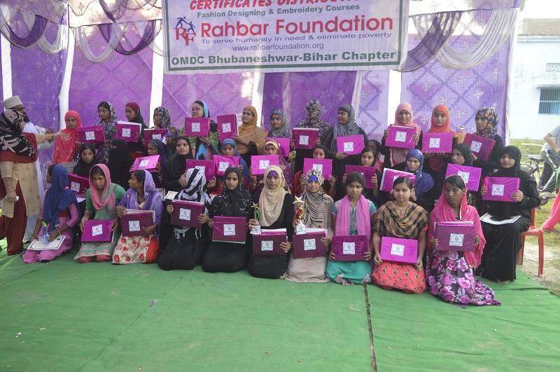 2018 - Embroidery Kits Distribution to Vocational Training Graduates at Muzaffarnagar, Bihar-2018