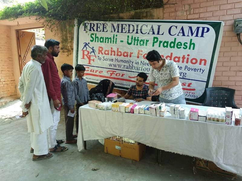 2018 - Free Medical Camp conducted at Shamli town in Uttar Pradesh