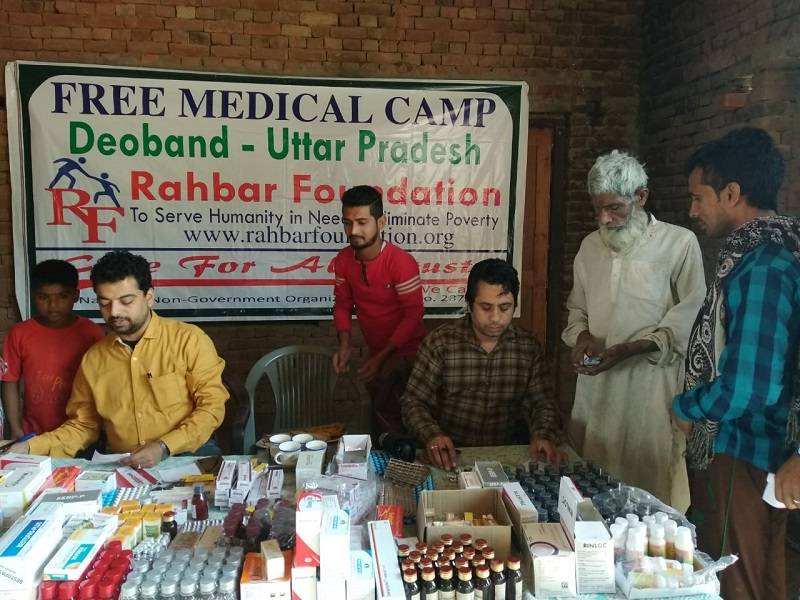 2018 - Free Medical Camp Conducted At Villages around Deoband  In Uttar Pradesh