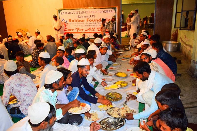 2019 - Iftar Dinner to the poor people in Kairana, Uttar Pradesh
