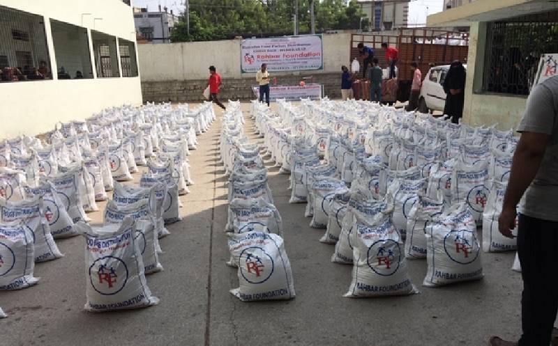2019 - Food Bags Distribution to Poor Families in Hyderabad, Telangana