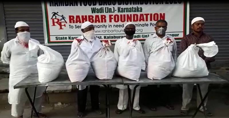 2020 - Ramadan Food Bags Distribution at Wadi, Karnataka