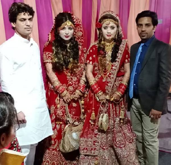 2020 -  Marriage Support to Sr.Gulista and Sr.Heena, Shamli in Uttar Pradesh