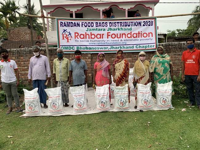 2020 - Ramadan and COVID-19 Support- Food Bags Distribution in Jamtara-Vidhyasagar, Jharkhand