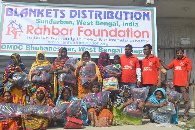 2020 - Winter Drive - Blankets Distribution to the Poor People in Sundarban, West Bengal