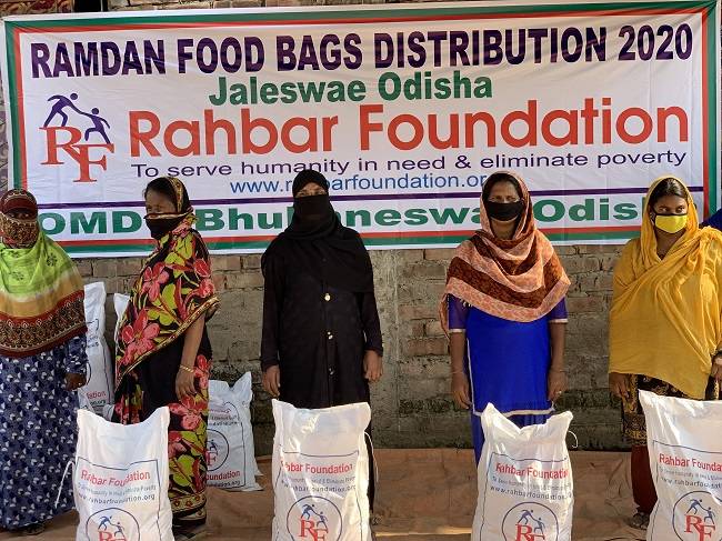 2020 - Ramadan and COVID-19 Food Aid - Food Bags Distribution in Jaleshwar, Odisha