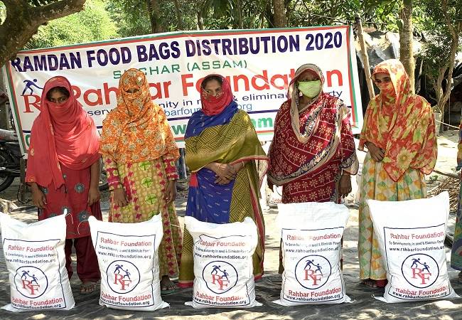 2020 - Ramadan and COVID-19 Food Aid - Food Bags Distribution in Silchar, Assam
