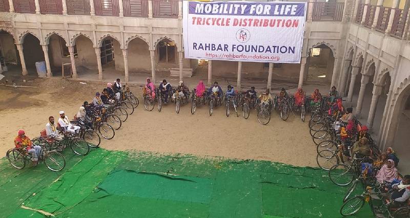 2021- Mobility for Life 30 Tricycles Distributed at Haryana-1