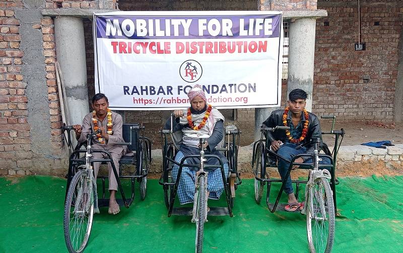 2021- Mobility for Life 20 Tricycles Distributed Haryana-2