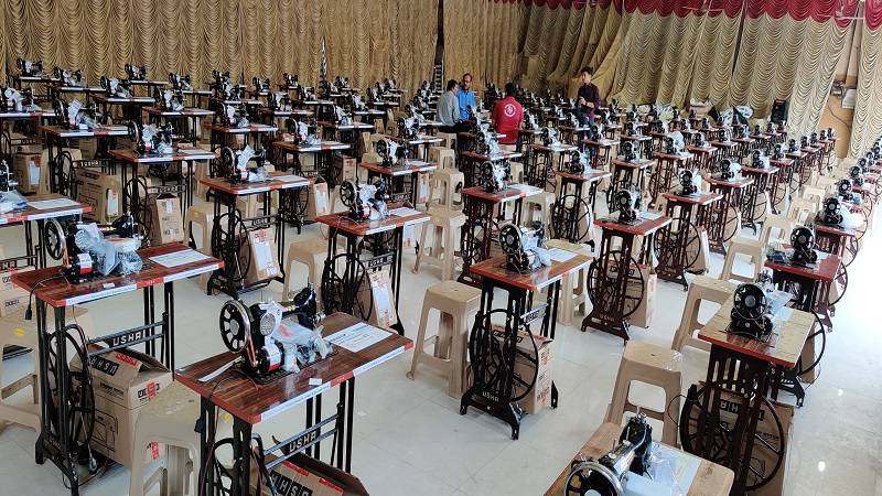 2021- Self-Employment 125 Sewing Machines Distributed at Old City, Hyderabad