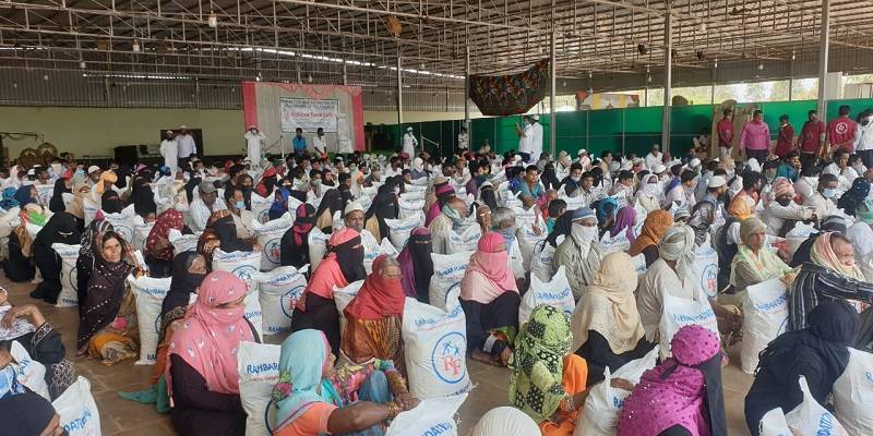 2021- Ramadan Distribution Of 500 Food Bags At Mogudampally In Telangana