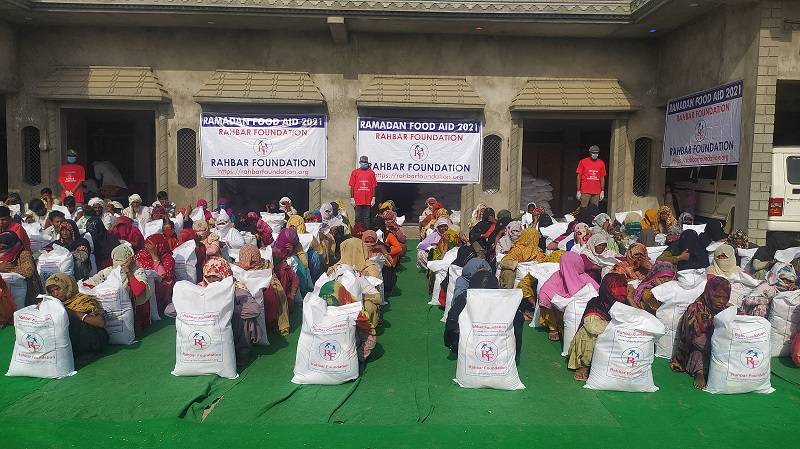 2021- Ramadan Distribution Of 200 Food Bags in Haryana