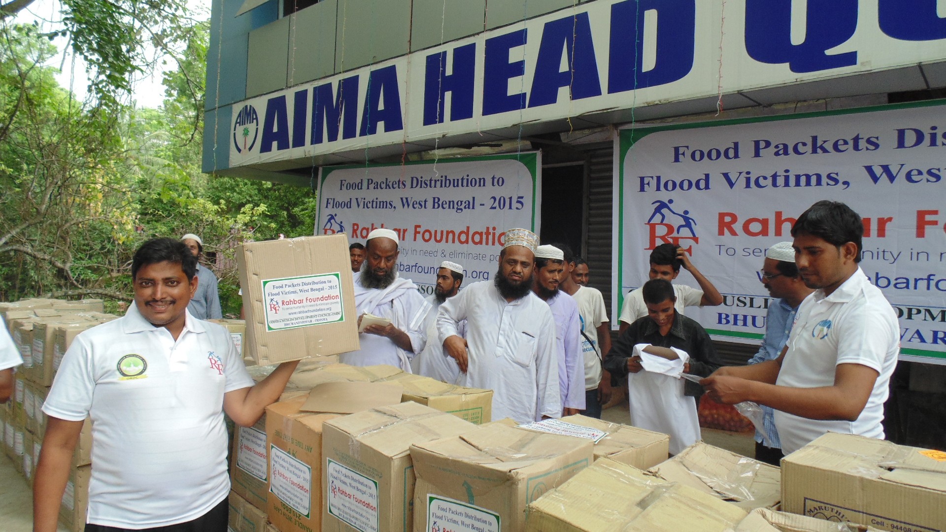Relief Material to Flood Affected Victims of West Bengal