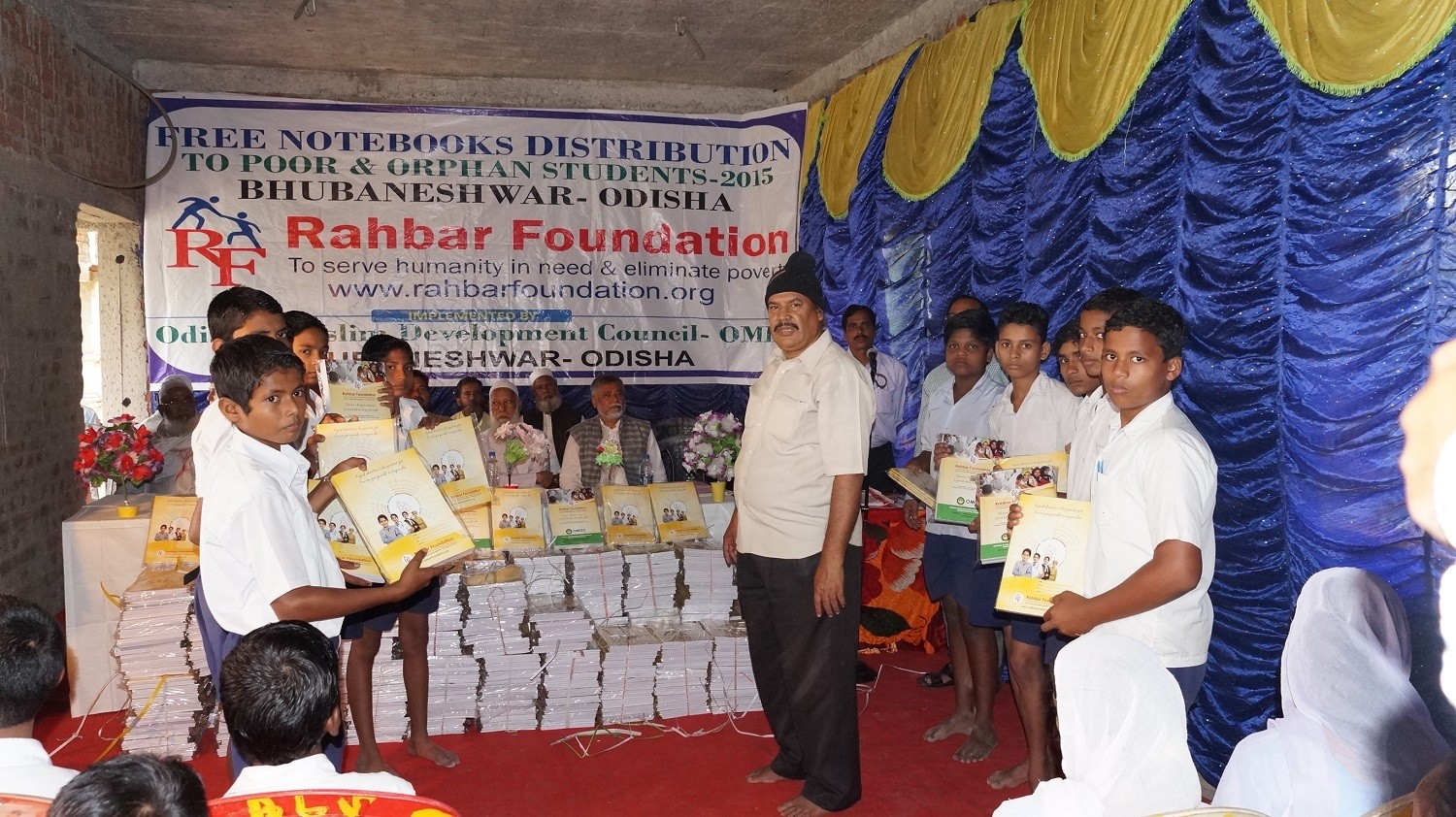 Free Notebooks distribution at Bhubaneshwar, Odisha