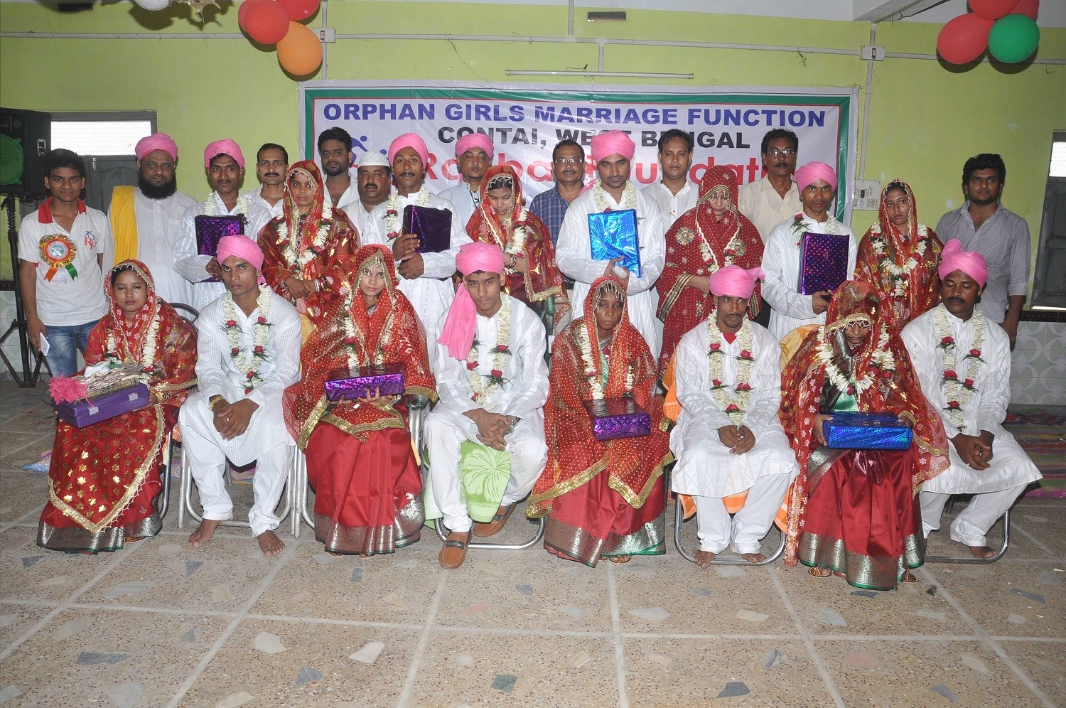 Orphan Girls Marriages at Contai in West Bengal, India