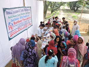 Medical Camp for Muzaffarnagar Victims at Nahed Hassan Camp, UP